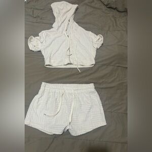 Women’s hoodie and short set very soft